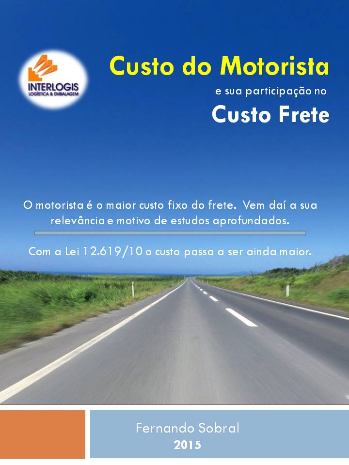 Custo Frete - Motorista