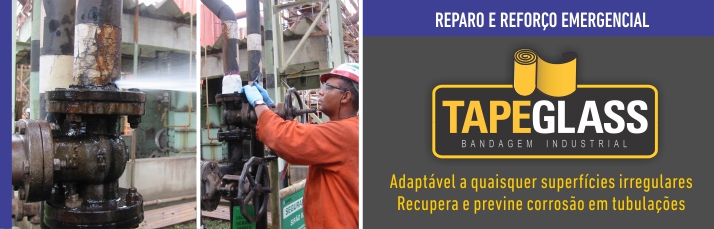 Tape Glass, bandagem industrial, reforço estrutural, tecnofink